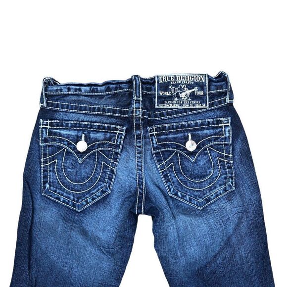 Vintage True Religion Jeans Size 31 BILLY BIG T Blue - Picture 2 of 12